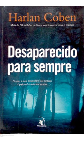 Livro Desaparecido Para Sempre - Coben, Harlan [2010]