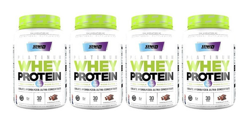 Whey Protein Star Nutrition 4 X 2 Lb Proteina 