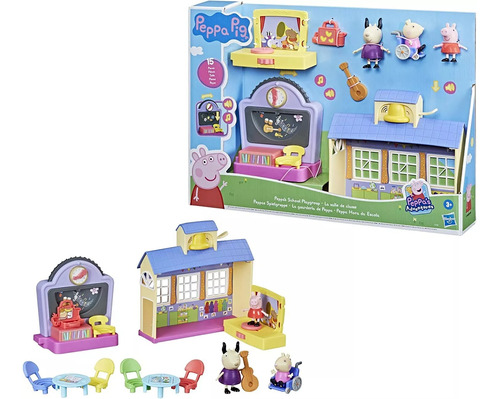 Peppa Pig Escuela Aula Guarderia Mas Accesorios Hasbro 