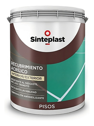 Pintura Para Pisos Deportivos Recufloor 4 Lts