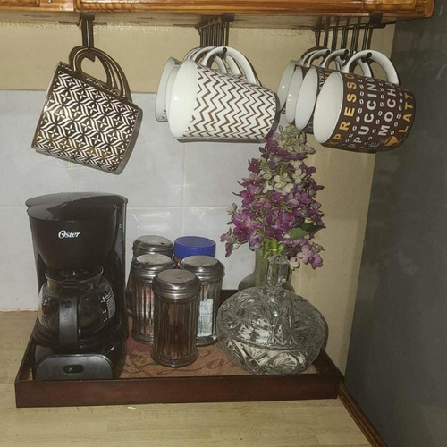 Imagen 7 de 7 de Soporte Metal Colgador Tazas 6 Ganchos Cocina
