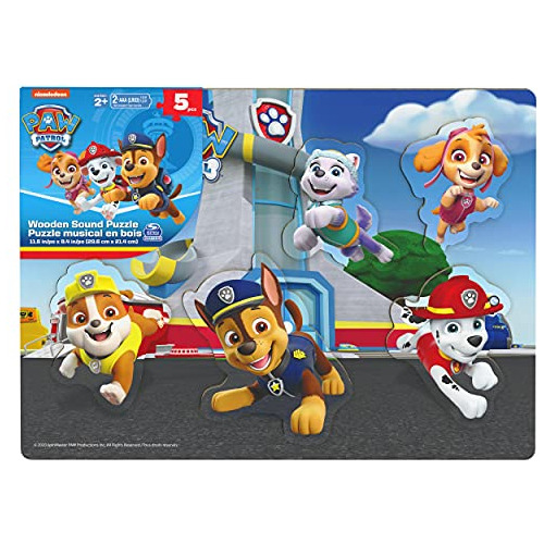 Rompecabezas De Madera Maciza De Paw Patrol Familias Y ...