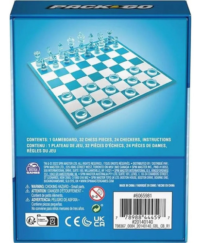 Juegos De Mesa Viajero Ajedrez & Damas