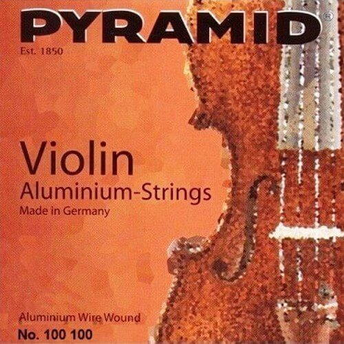 Pyramid 100 100 4/4 Encordadura P/violin Aluminium Strings