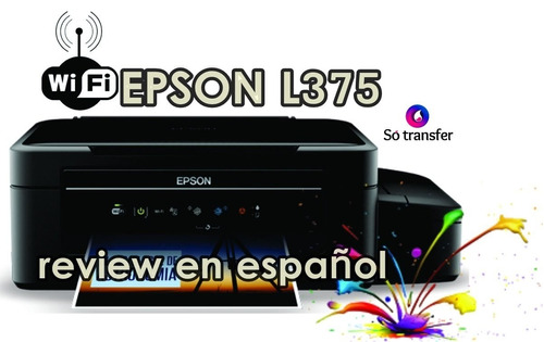Epson L375 Multifuncional Wifi Imprime Copia Y Escanea