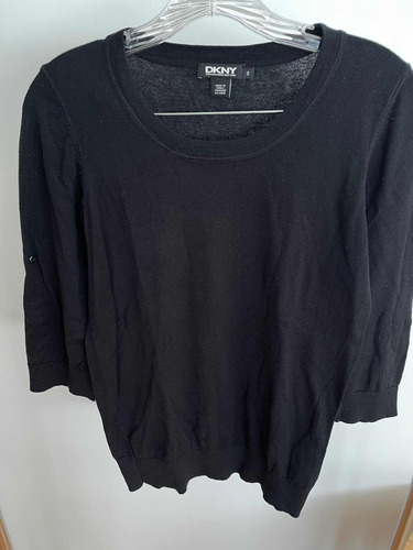 Dkny Sweater 100% Algodón Talle Small Impecable 2 Usos