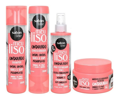 Kit Completo Meu Liso Ondulado Salon Line