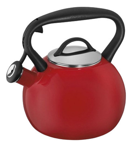 Chaleira Cuisinart Aura Esmalte Porcelana Vermelho 2 Litros