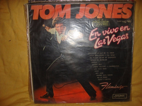 Vinilo Tom Jones En Vivo En Las Vegas Si2