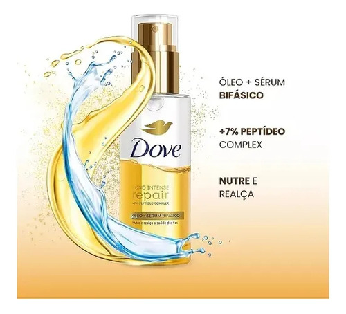 Dove Óleo Serum Bifasico Repair Bond Intense 110ml