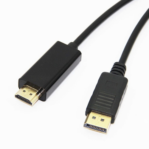 Imagen 5 de 7 de Cable Adaptador Displayport A Hdmi 1,8 Metros 1080p Full Hd