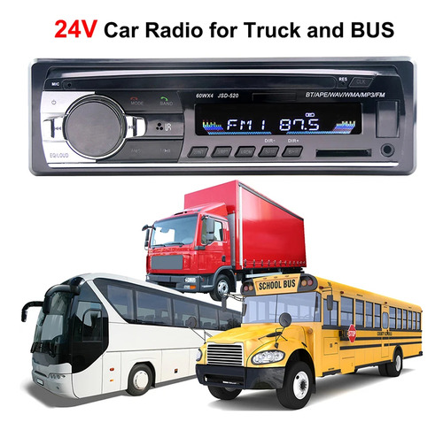 Estéreo Para Coche De 24 V, Radio De Camiones Y Buses