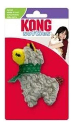 Kong Holiday Softies Scrattles Llama Crujiente Con Catnip Color Beige