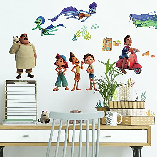 Decals Pixar Luca Peel And Stick Wall Decals, Multicolor