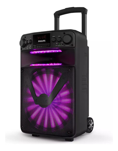 Parlante Torre Philips Tax2706/77 Karaoke Bluetooth Negro Negro