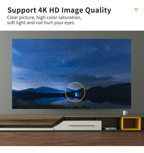 Pantalla Proyector 100 Metal Portátil Anti-luz 16:9 3d 4k 1