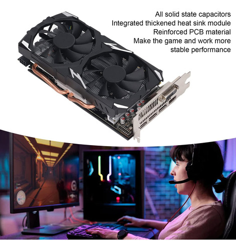 Yunir Rx580 Tarjeta De Gráficos 8gb Gddr5 Caridad De Computa