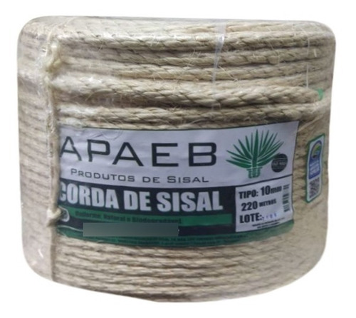  Corda Sisal 8mm Com 220m Arranhador De Gato 8mmx220mts