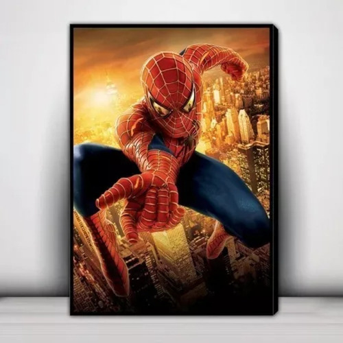Pintura De Diamante Spiderman El Hombre Araña 40x60cm K1