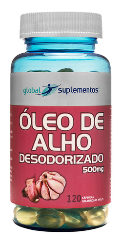 Global Suplementos  Alho Desodorizado 500 Mg 120 Caps