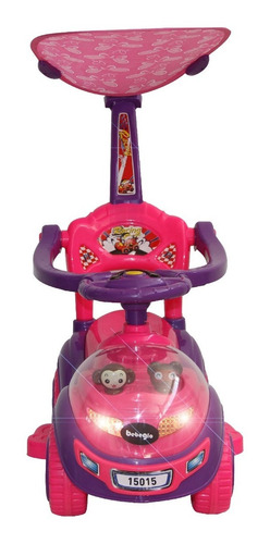 Imagen 2 de 9 de Correpasillo Musical Bebeglo Rs-15015-4 Rosado