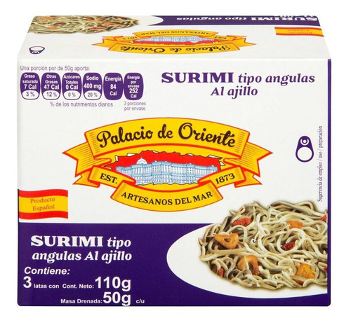 3 Pack Surimi Tipo Angulas Al Ajillo