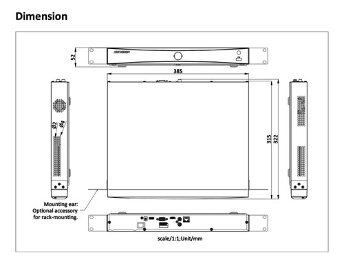Hikvision Ds-7632nxi-k2 Preto 32 Canais Nvr 20 Tb