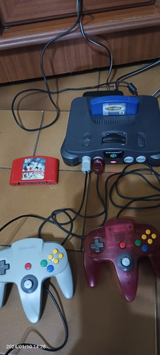 Nintendo 64+2 Controles+2 Juegos+ Memory