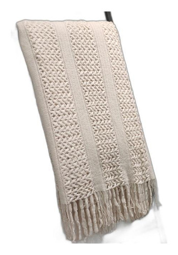 Manta Decorativa Esparta Areia 127x152cm