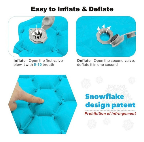 Colchoneta Hinchable Para Dormir Acampar Colchoneta Inflable