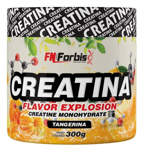 Creatina Monohidratada Flavor / Creatine 300g - Fn Forbis Sabor Tangerina