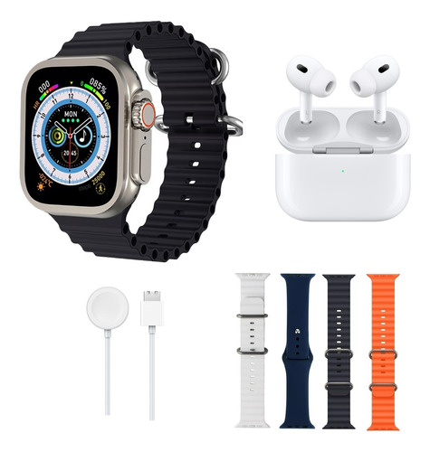 Smartwatch Ultra 49mm S10 Pantalla Grande Combo De Regalo