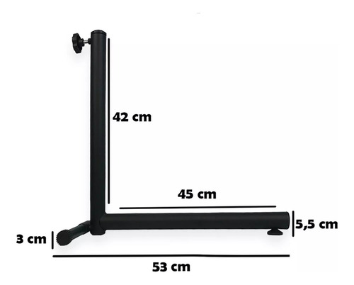 Mesa Ergonômica Para Notebook Com Giro E Altura Ajustavel In