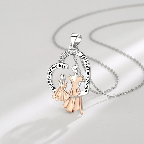 Db Collar Elegante Con Colgante De Corazón De Amor Para