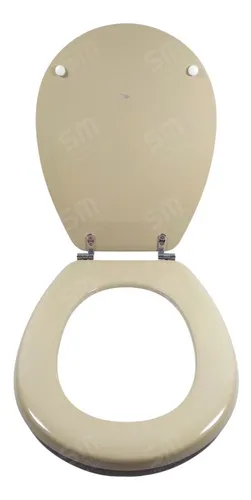 comprar Asiento Inodoro Derpla Cromo Compatible C\u002F Pilar Beige Beige
