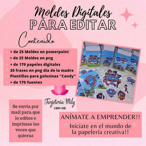 Kit Imprimible Moldes Y Fondos