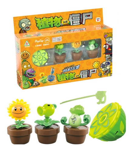 Pvz Set Juguetes Plantas Vs Zombies Personajes Varios Niños