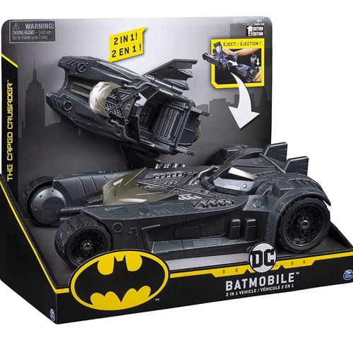 Batman Batmobile Y Batboat, Carro Transformador 2 En 1