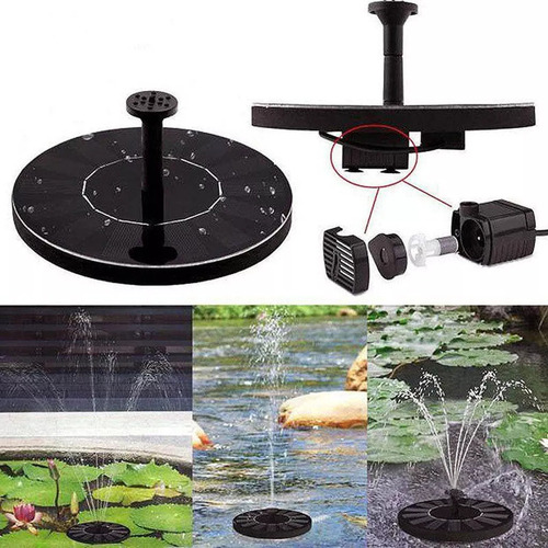 Nuevo Fuente Solar Flotante Aquarium Lake Pool Con Bomba