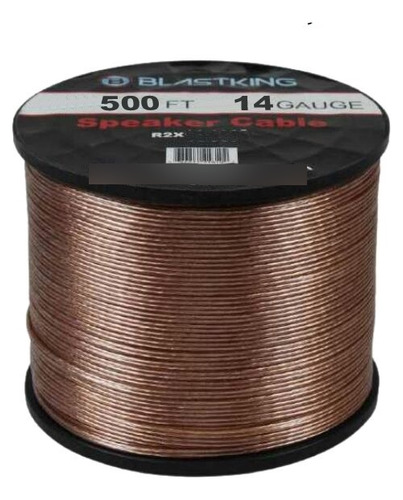 Rollo Bobina Cable Corneta #14 Transparente 152 M R2x14-500