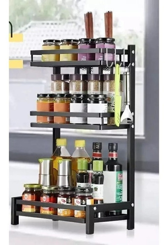 Oganizador Cocina Rack 3 Niveles Multifuncional / Chilehogar