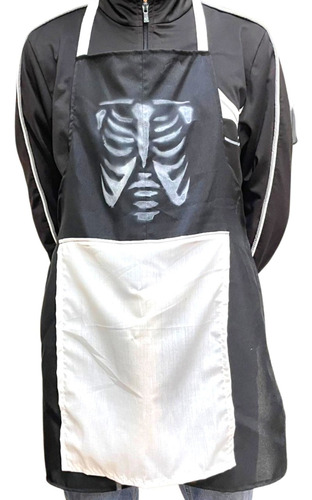 Delantal Cocina , Taquero Etc, Calavera Con Sorpresita 