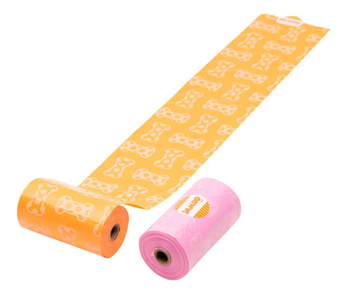 Kit 4 Saquinho Cocô Higiênico Cata Caca Refil Pet Rolo Jambo