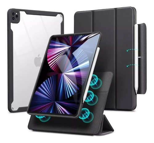 2 En 1 Estuche Funda + Case Magnetico iPad Pro 11 2021 Esr