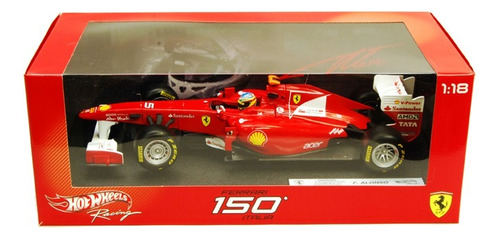 Ferrari 150 Italia - 2011 #5 F. Alonso - F1 Hot Wheels 1/43