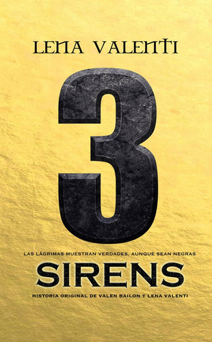Sirens 3, De Valenti, Lena. Editorial Vanir, Tapa Blanda En Español