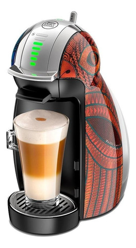 Cafetera Nescafé Dolce Gusto Alebrije de Oaxaca automática azul y roja para cápsulas monodosis 110V