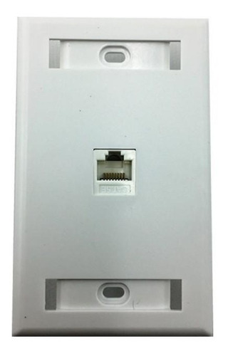 Espelho De Parede Com 1 Saída Rj45 Cat5