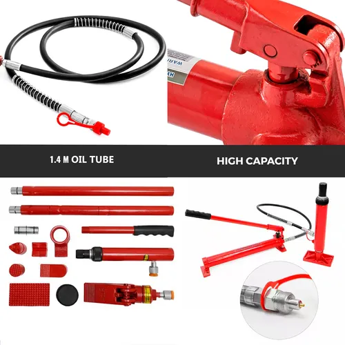 Porto Power Hidraulico Hardpro 10ton Industrial Maleta Pro