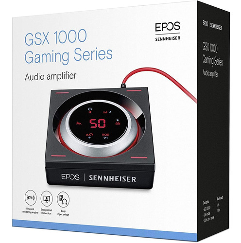 Epos | Sennheiser Gsx 1000 Amplificador De Audio Para Jue...